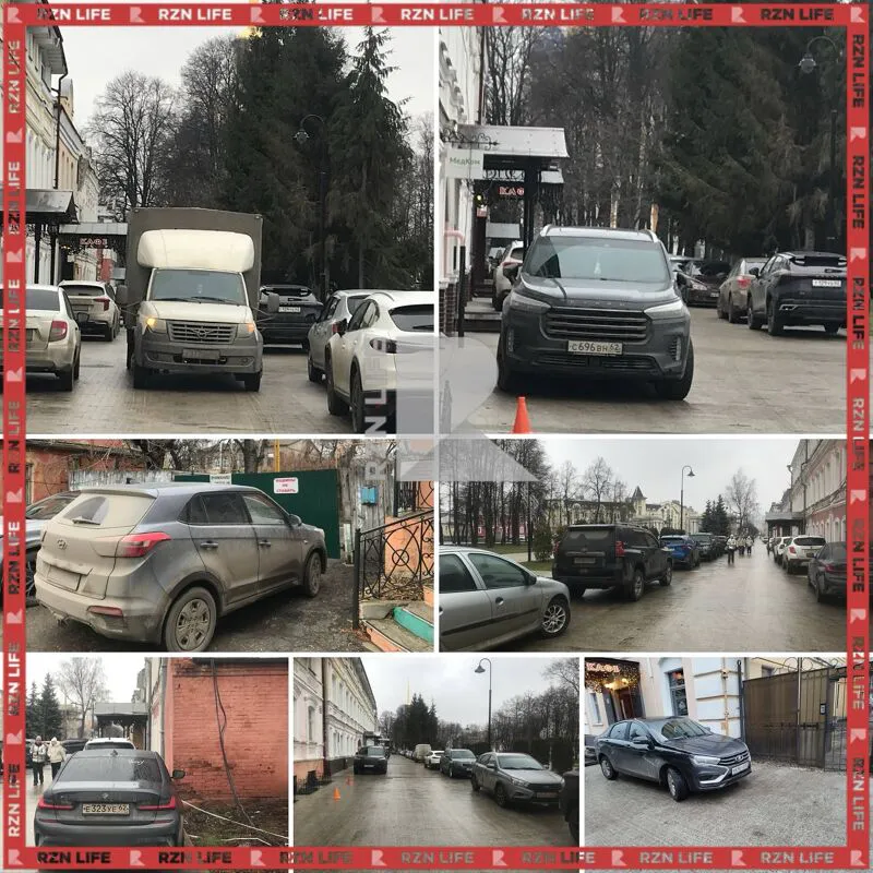 Парковка у Кремля в Рязани превратилась в ад: жители Соборной улицы бьют тревогу — машины блокируют скорую и пожарных