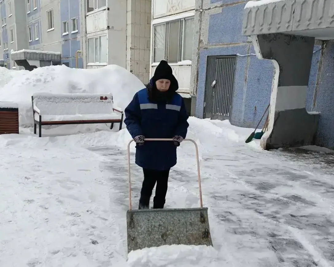 Жители Нижнекамска помогают коммунальщикам очистить город от снега