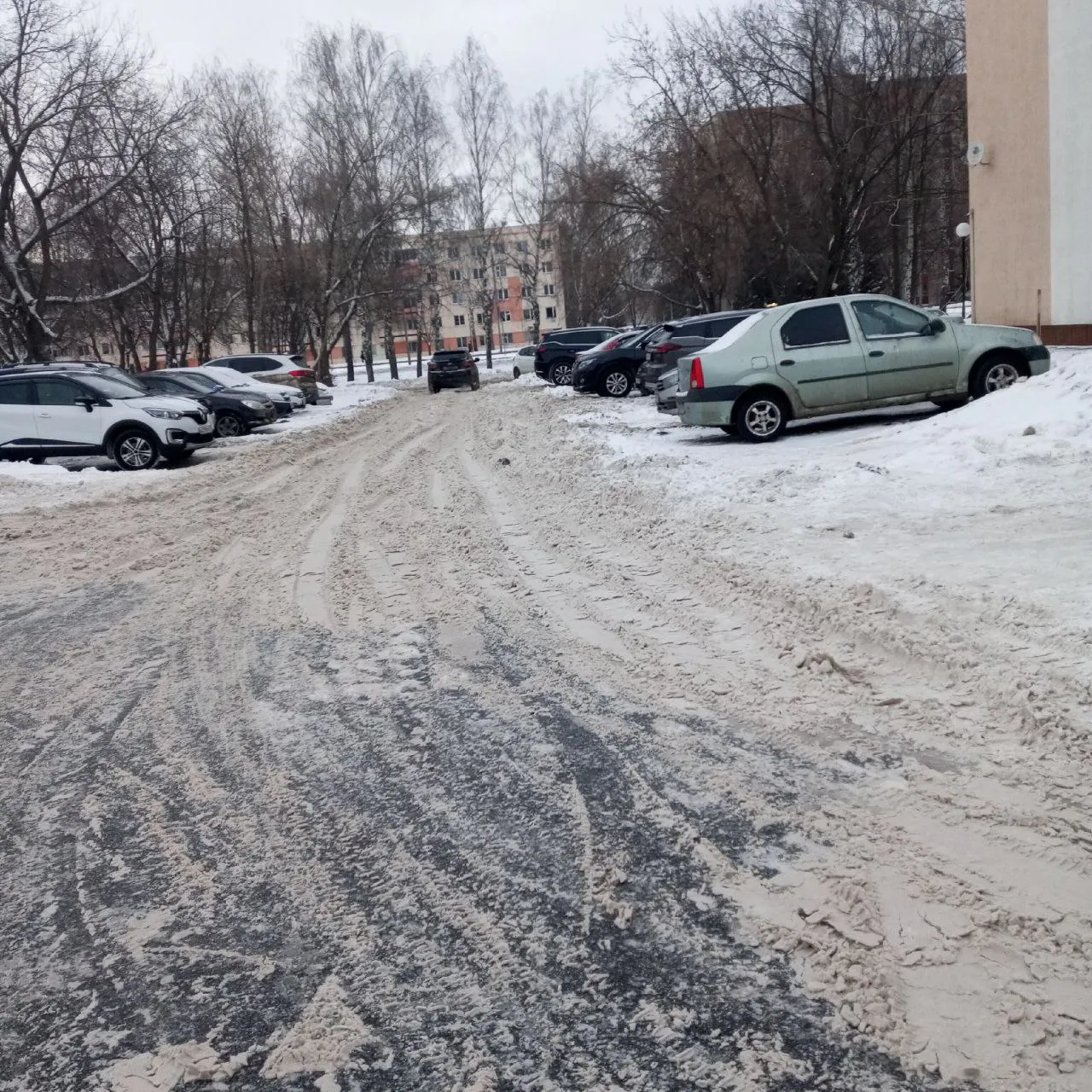 Сугробы, колеи и неубранный мусор: жители Нижнекамска жалуются на проблемы с зимним содержанием города