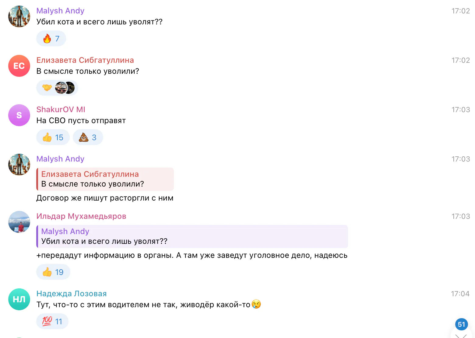 Сахарный завод в Заинске должен расторгнуть договор с водителем, избившим кота