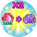 x2 Rough Stones