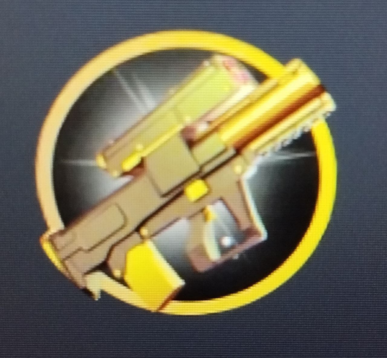 Golden grenade launcher