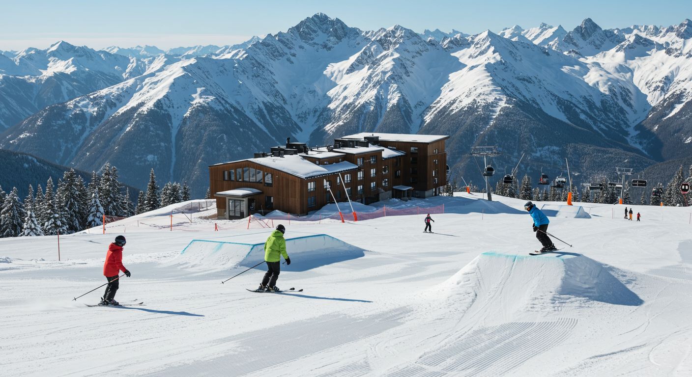 Что такое горнолыжный курорт