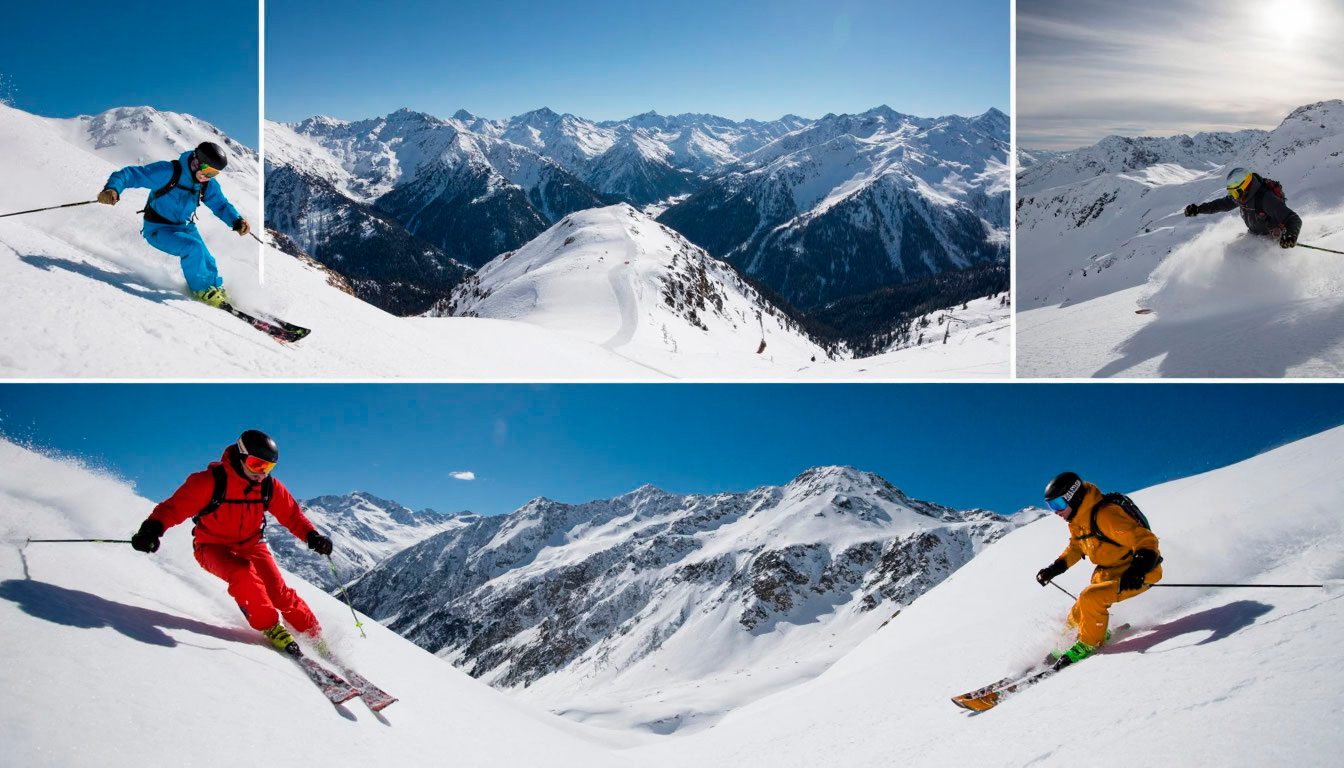 Горнолыжный фрирайд топ-5 курортов России для катания вне трасс