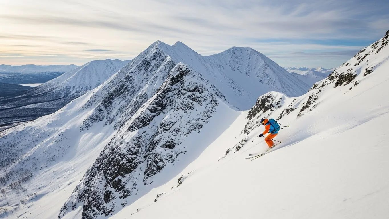 Горнолыжный фрирайд топ-5 курортов России для катания вне трасс