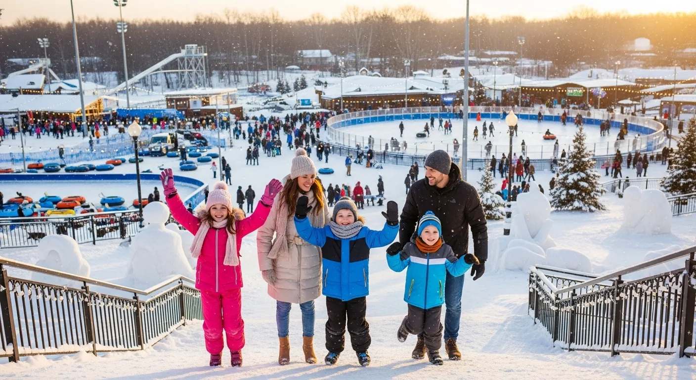 Какие аттракционы работают зимой: топ развлечений для активного отдыха в холодное время года
