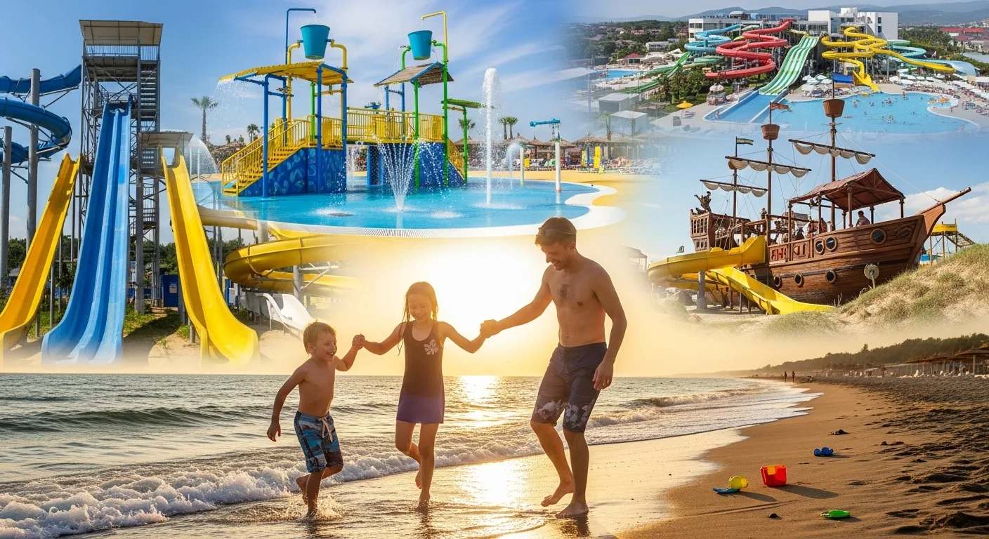 Отдых на море с детьми - лучшие развлечения и водные аттракционы