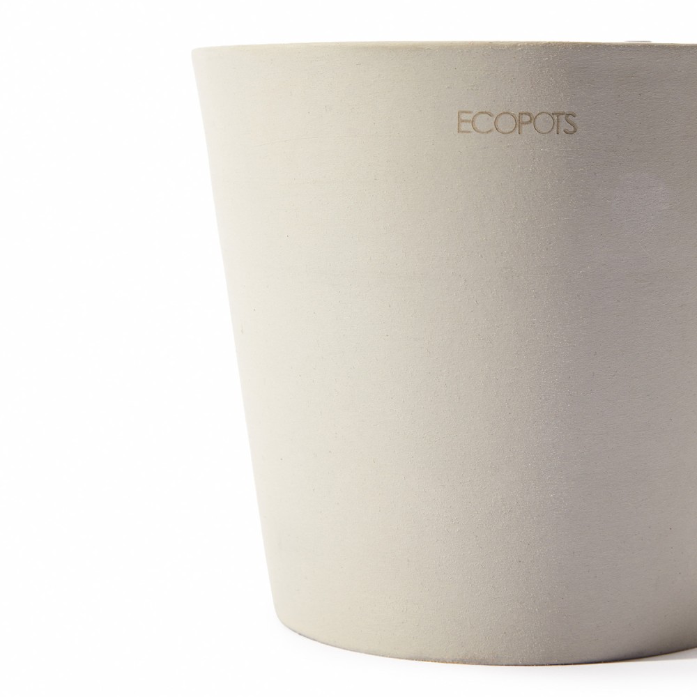 Кашпо Ecopots Амстердам Мини d17 светло-серое  