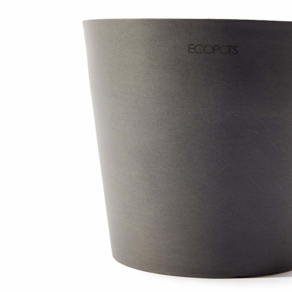 Кашпо Ecopots Амстердам Мини d17 серое  