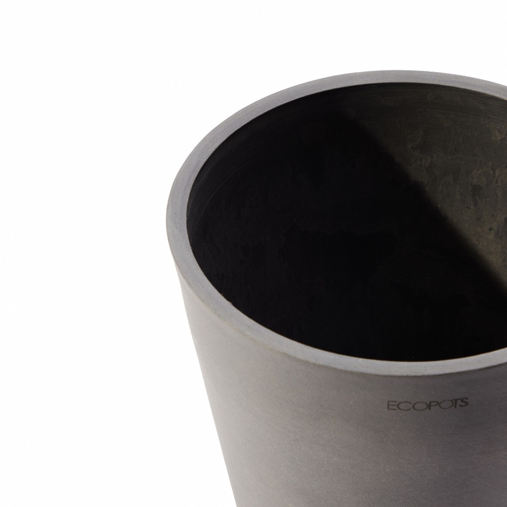 Кашпо Ecopots Амстердам Мини d17 серое  
