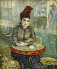 Vincent van Gogh, In the café: Agostina Segatori in Le tambourin, 1887 - 1888