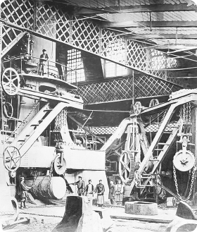 50-тонный паровой Царь-молот, 1873 (Пермские пушечные заводы)