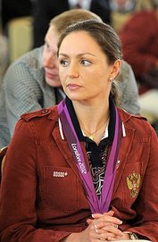 Анастасия Давыдова на вручении государственных наград олимпийцам