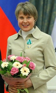 Анна Богалий в Кремле (март 2010 года)
