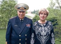Адмирал Анатолий Александрович Комарицын с супругой, 2016 г.