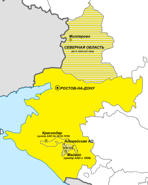 Азово-Черноморский край на карте