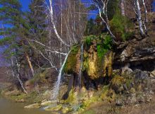 Водопад Плакун весной