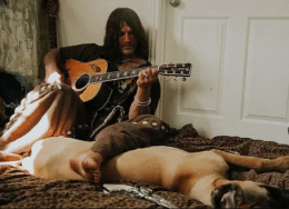 Дэвид Пол и его пёс Ковбой