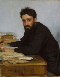 В. М. Гаршин. Портрет работы Ильи Репина, 1884. Музей Метрополитен, Нью-Йорк