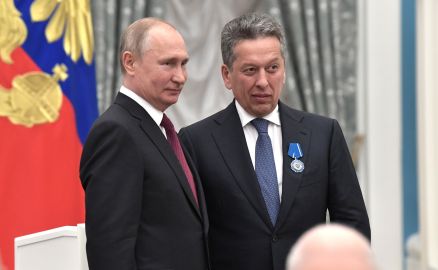 Наиль Маганов и Владимир Путин