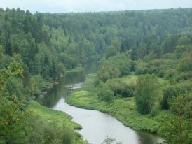 Вид на реку Сергу
