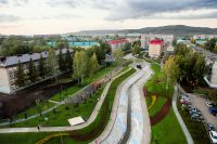 Парк Шамсинур в городе Альметьевск