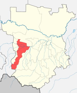 Ачхой-Мартановский район на карте
