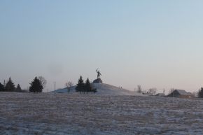 Панорамный вид на памятник «Прорыв Миус-фронта»