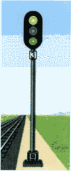 Проходной светофор, один желтый и один зеленый огни.png