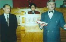 На работе в Санкт-Петербурге (1995 год)