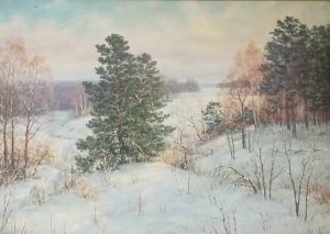 Щербино И.В. Зима, сосны. 2005 г.jpg