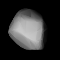 Трехмерная модель выпуклой формы астероида 4424 Архиповой, рассчитанная с использованием методов инверсии кривой блеска