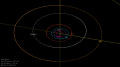Орбита астероида Маров и его положение в Солнечной системе