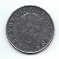 Итальянская монета 1974 года в 100 лир в честь 100-летия со дня рождения Маркони