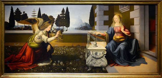 Благовещение Пресвятой Богородицы, Леонардо да Винчи