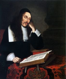 Портрет голландского философа Бенедикта де Спинозы, написанный в 1664 году Францем Вульфхагеном