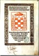 Главная страница Комплутенской Библии, это первое печатное издание полной Библии на нескольких языках, проект, заказанный кардиналом Сиснеросом Университету Алькалы. Инкунабула хранится в Исторической библиотеке Мадридского университета Комплутенсе