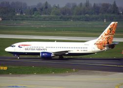 Самолёт British Airways, украшенный хохломой