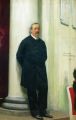 А. П. Бородин. Портрет работы И. Е. Репина (1888)