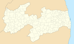 Лусена (Параиба) на карте