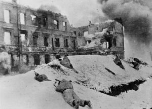 Сталинград в январе 1943 года - за каждый дом советским воинам пришлось ожесточенно биться
