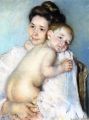 Cassatt Mary The Young Mother (Mother Berthe holding her baby) c. 1900.jpg