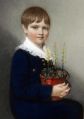Чарлз Дарвин в возрасте 7 лет. Рисунок мелом