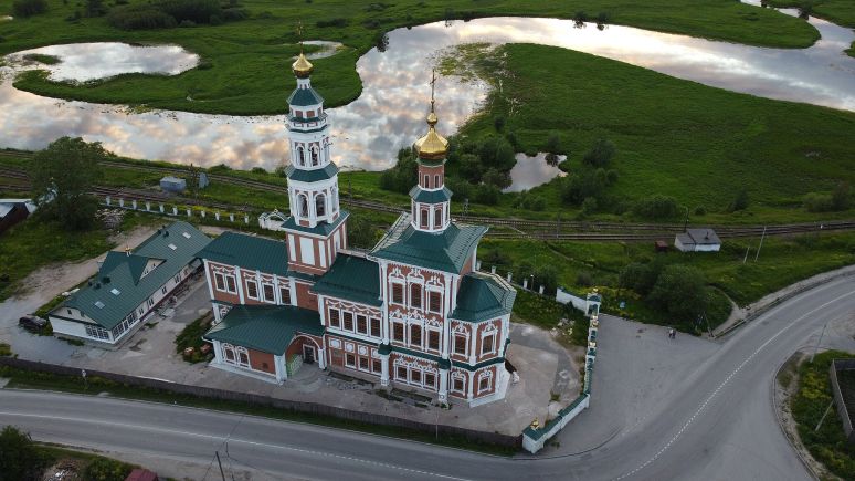 Иоанно-Предтеченская церковь на реке Усолке, 1772 г. Соликамский Красносельский Иоанно-Предтеченский женский монастырь