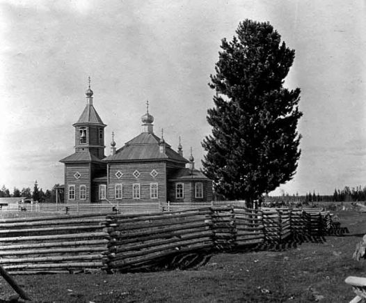Церковь в Усть-Илыч, 1911 год.