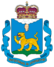 Coat of arms of Pskov Oblast (2018).svg