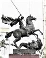 Памятник "Георгий Победоносец поражает дракона", Якутск.