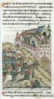 Средневековая иллюминация, изображающая оборону Москвы от полчищ Тохтамыша. Хроника лиц — б.10, с.049