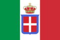 Flag of Italy (1861-1946) crowned.svg