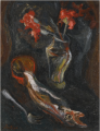 Хаим Сутин, "Цветы и рыба", 1912